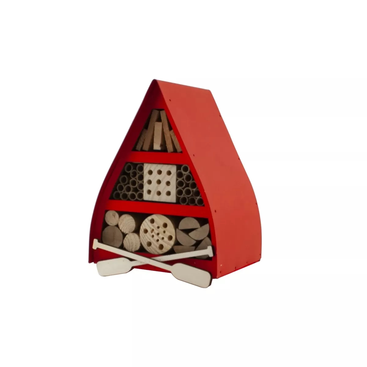 026683 Red Canoe Insect Shelter With Wall Hanger For Outdoor Use