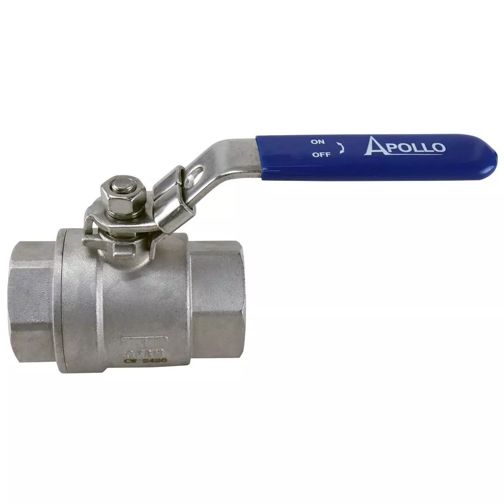 1 Inch Stainless Steel Full-port Ball Valve With Latch Lock Lever