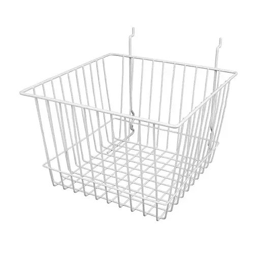 12"W x 12"D x 8"H All Purpose Deep Basket Econoco BSK15/W (Pack of 6)