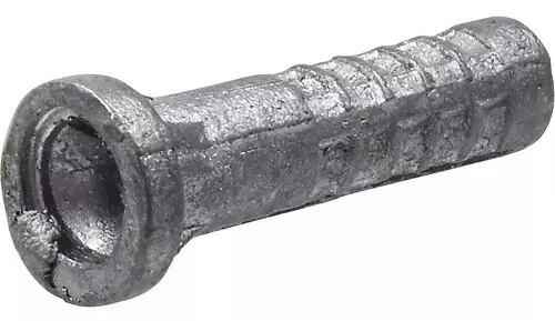 .138 In. Dia. X 1 In. L Lead Round Head Concrete Screw Anchor 100 Pk