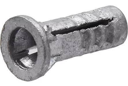 .19 In. Dia. X 1 In. L Lead Round Head Ribbed Anchor 100 Pk