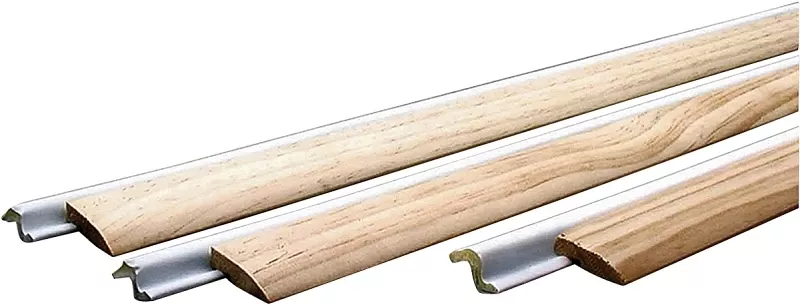 36 In. X 7 Ft. White Primed Wood Door Jamb Weatherstrip With Foam Seal