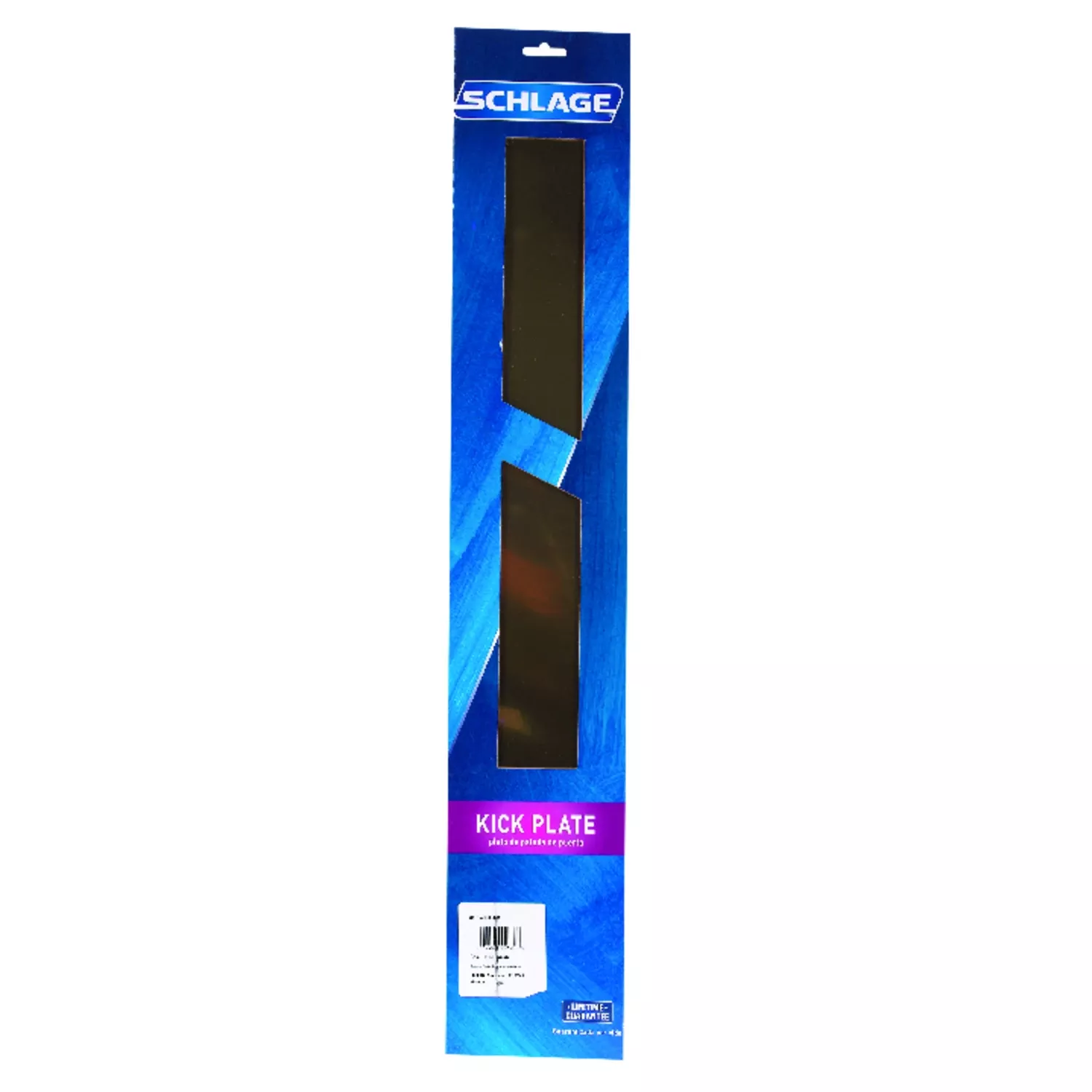 6 In. H X 34 In. L Brass Aluminum Kickplate - Durable Door Protection