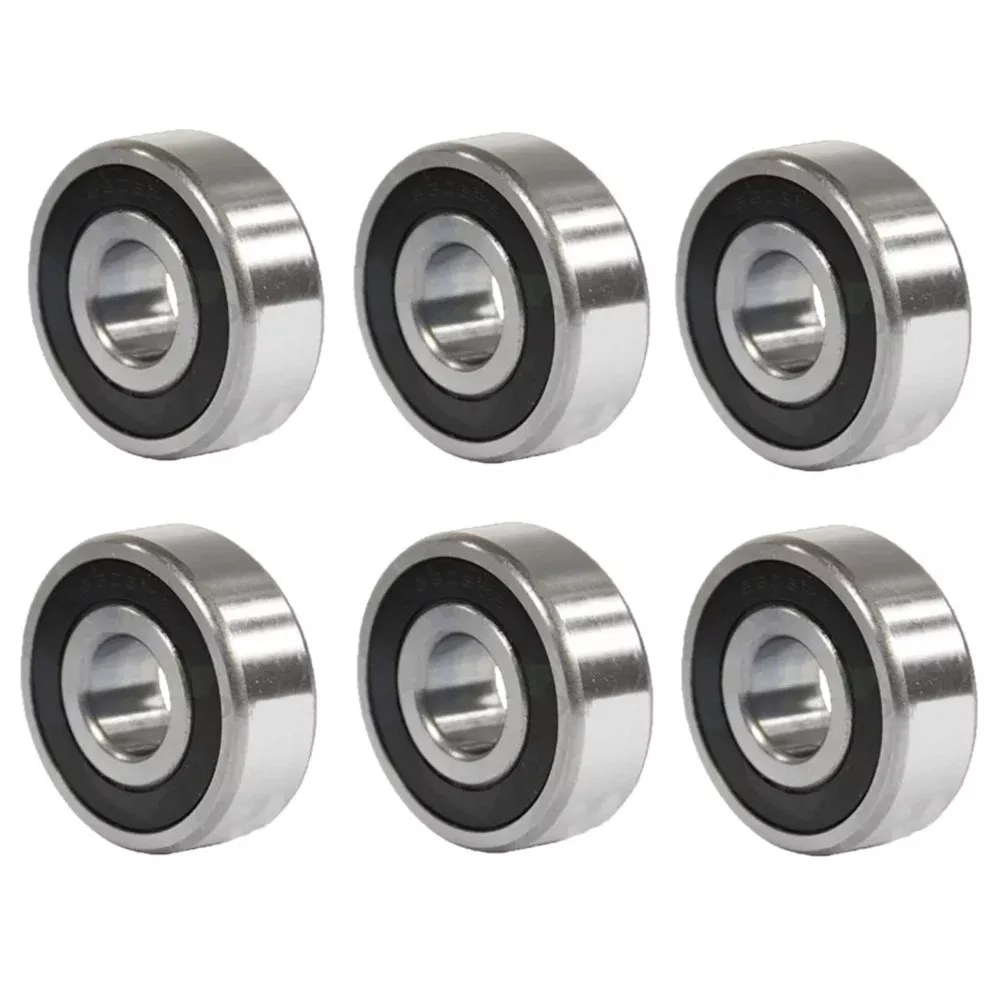 6 pc Mower Deck Upper/Lower Bearings Fits MTD Fits Cub Cadet Fits John Deere