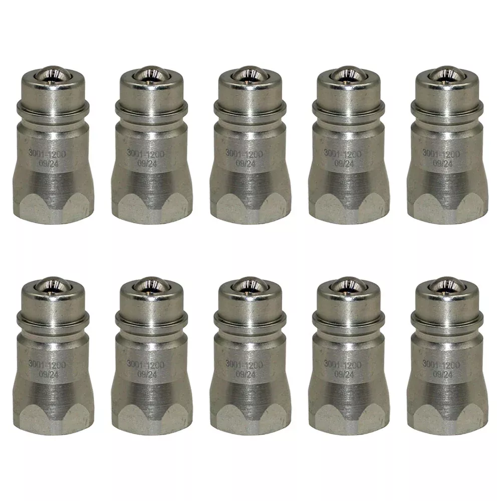 8010-4 10 Pack Male Hydraulic Coupler 1/2" x14 Nptf