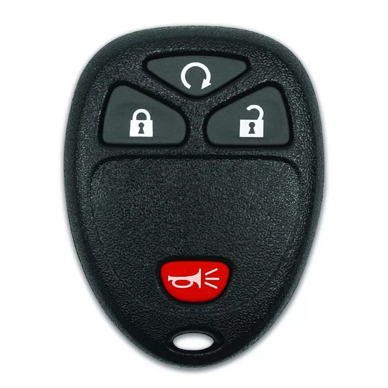 Automotive Key Fob Shell S-gm804 For General Motors Vehicles - 4 Button Design
