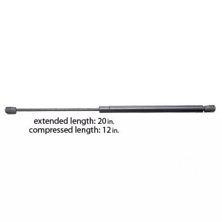 Black Powder-Coated Gas Lift Springs – 20″L extended, withstands 60 lbs.