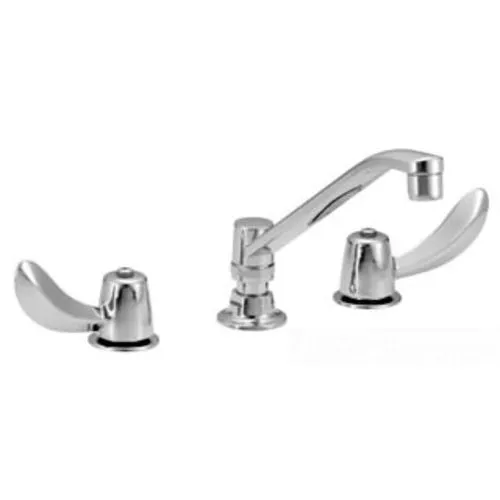 Delta 27C2142 CER-TECK 8" Below Deckmount Faucet, 8" Wallform Spout, Hooded Blade, Aerator, Chrome