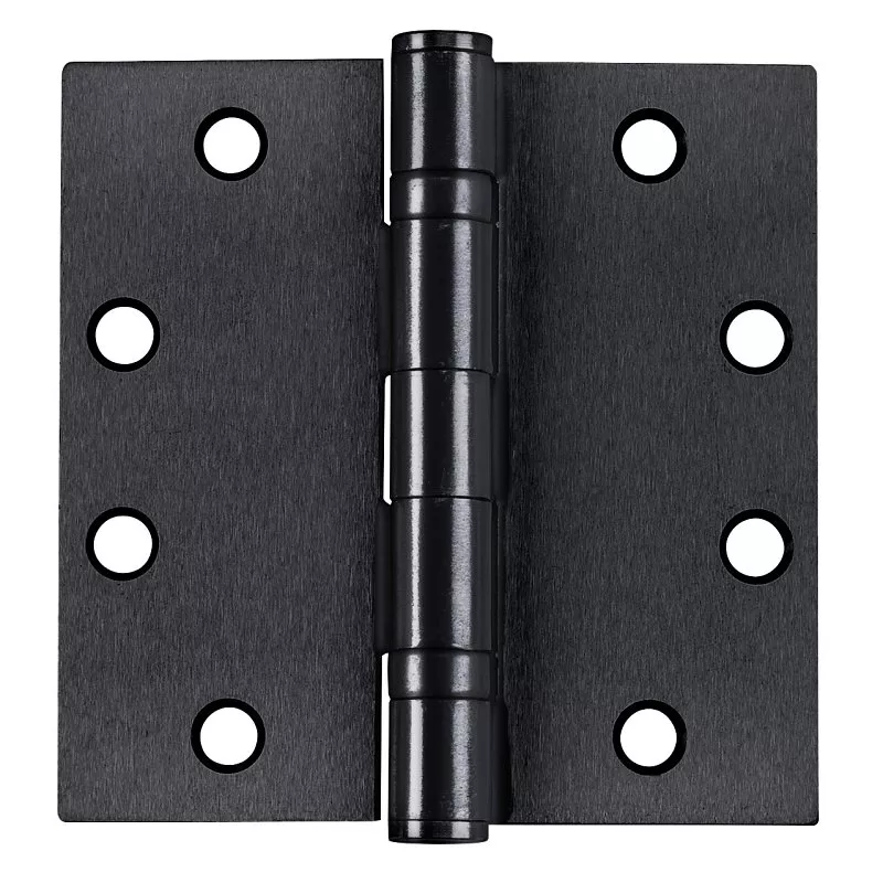 Tell Manufacturing HG100330 Door Hinge, Steel, Matte Black, Removable Pin
