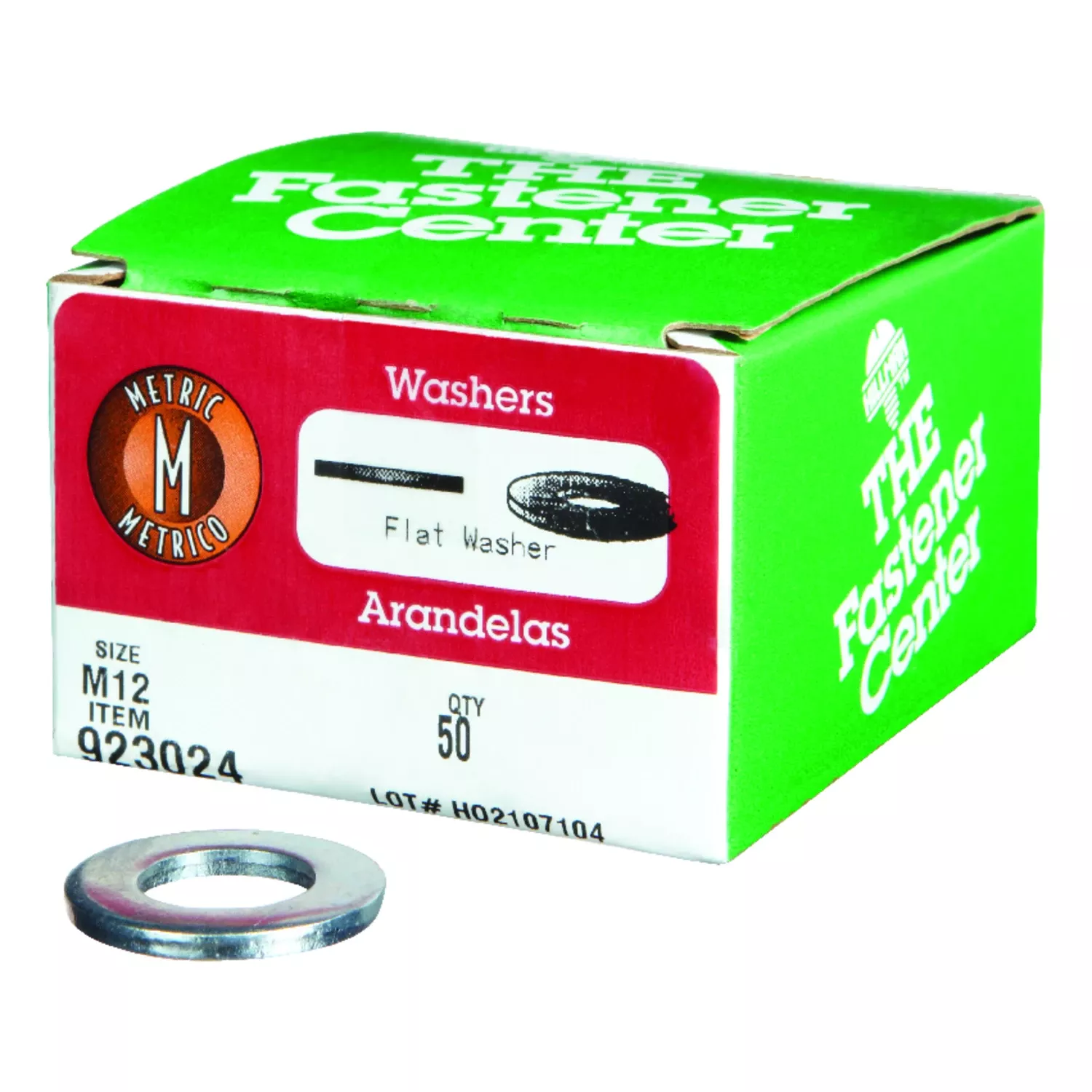 Zinc-plated Steel M12 Mm Flat Washer 50 Pk