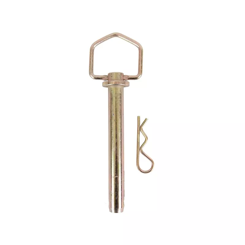 Zinc Plated Swivel Hitch Pin 0.38 In. Diameter, 4.25 In. Length