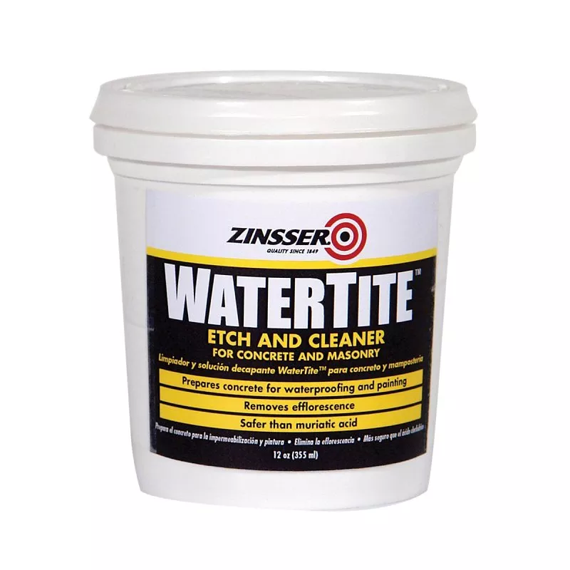 Zinsser 05082 Etch and Cleaner, Solid, White, 12 oz