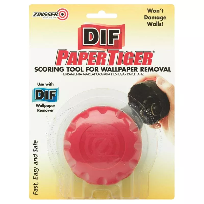 Zinsser PaperTiger 1 in. W Steel Fixed Single Head Wallcovering Scoring Tool