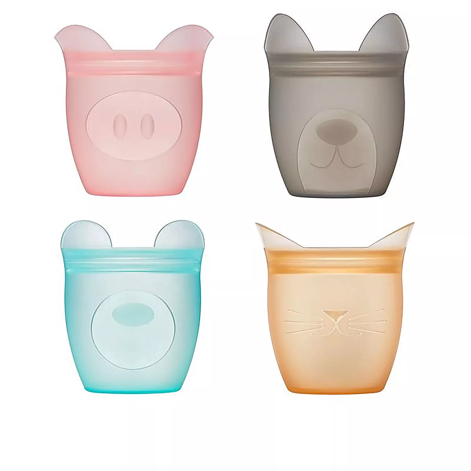 Zip Top - Z-BSC4A - 4 oz Assorted Storage Cup Set 1 pk