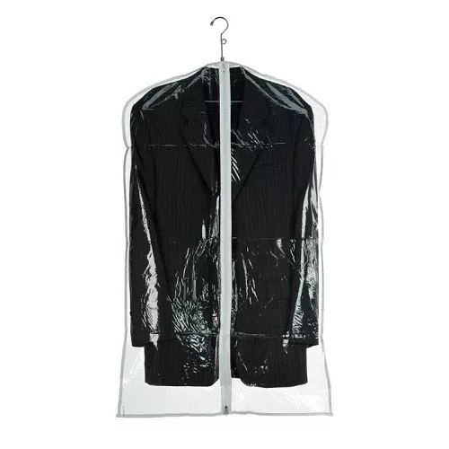 Zippered Garment Covers - 40" Long - 3-gauge Vinyl With Taffeta Finish Econoco 40/C (Pack of 100)