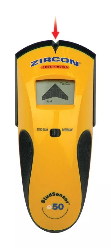 Zircon WireWarning e50 6.66 in. L X 2.80 in. W Stud Sensor 1-1 /2 in. 1 pc
